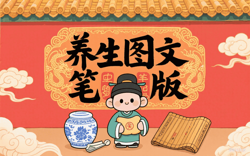 养生图文笔记版-星舰联盟AIGC
