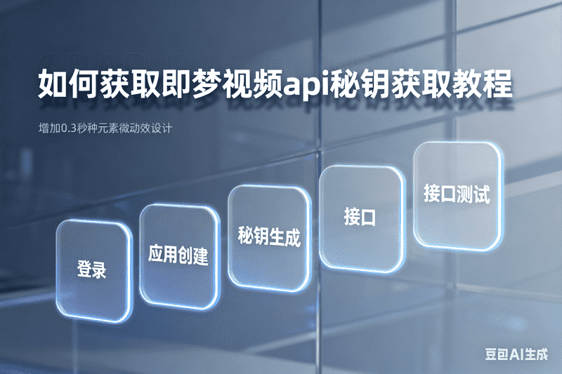 如何获取即梦视频api秘钥获取教程-星舰联盟AIGC