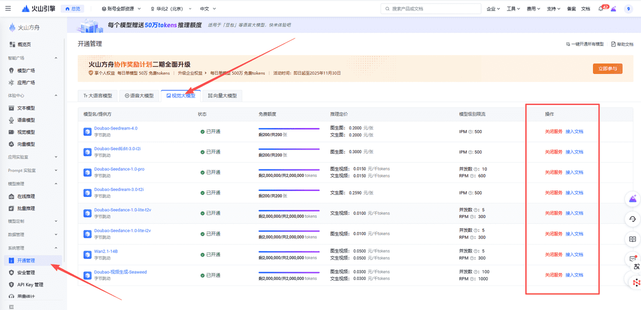 图片[3]-如何获取豆包视频api秘钥获取教程-星舰联盟