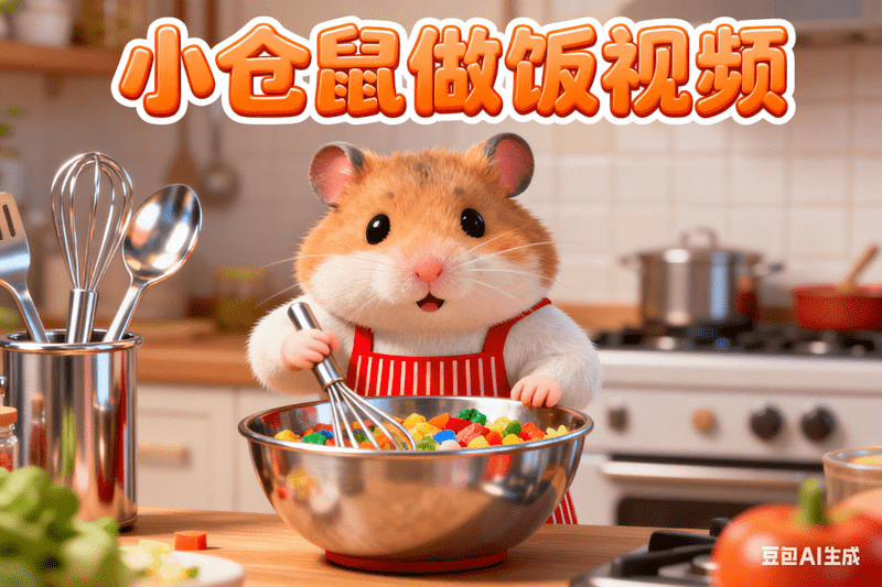 小仓鼠做饭视频-星舰联盟AIGC
