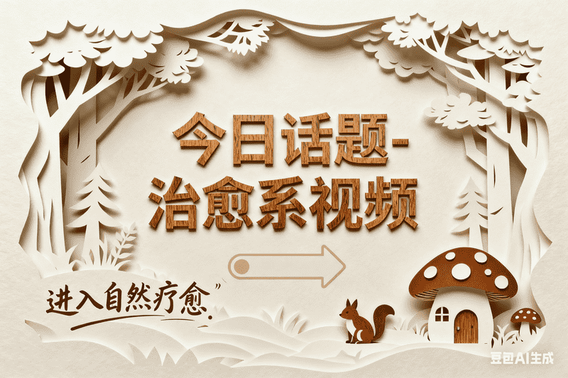 今日话题-治愈系视频（无开头）