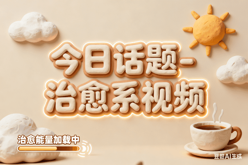 今日话题-治愈系视频（有开头）