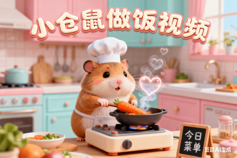 小仓鼠做饭视频【二改版本】