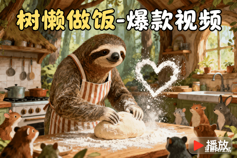 树懒做饭-爆款视频