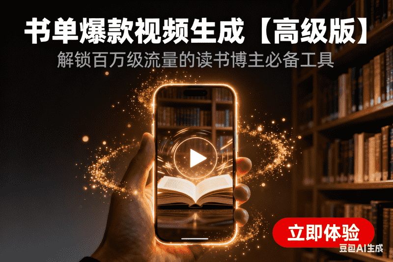 书单爆款视频生成【高级版】-星舰联盟AIGC