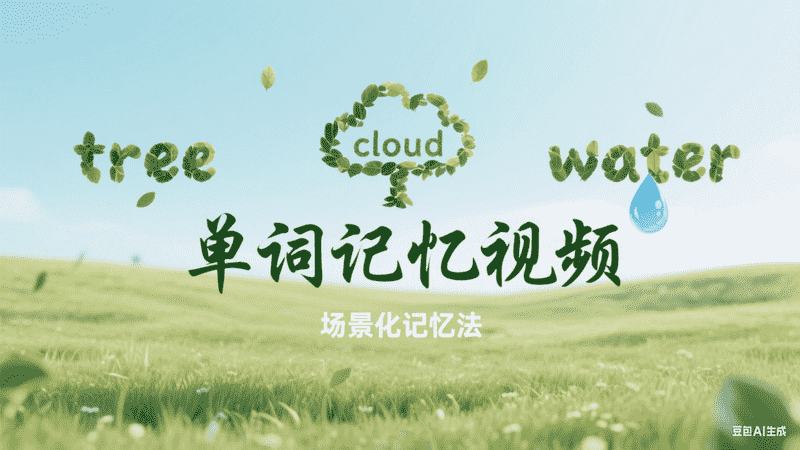 单词记忆视频-星舰联盟AIGC