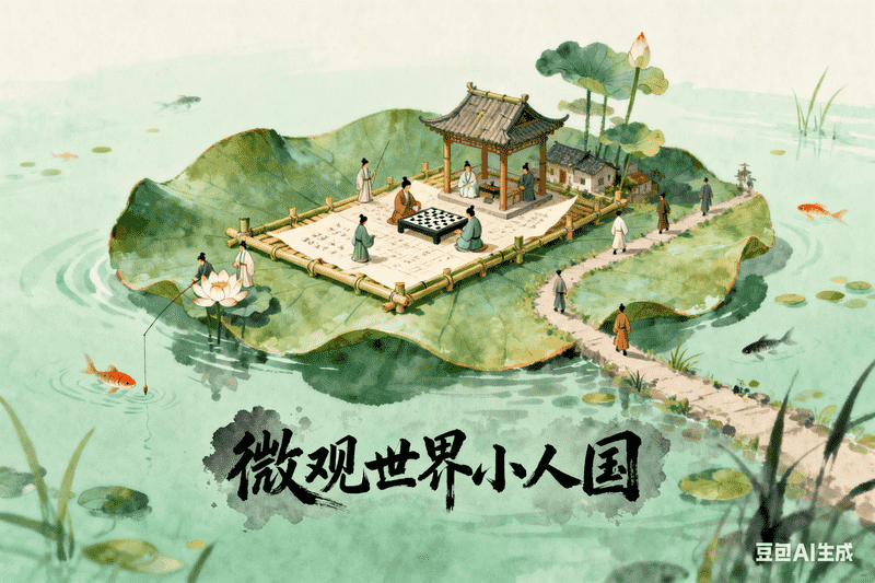 微观世界小人国-星舰联盟AIGC