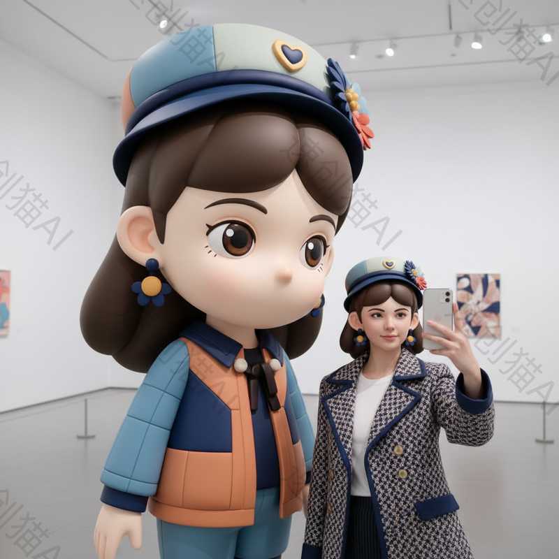 图片[1]-艺术巨型手办批量出图