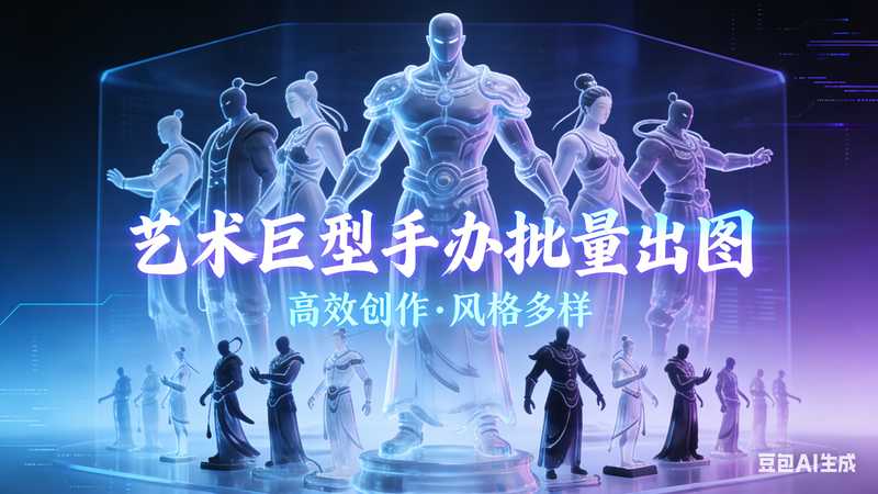 艺术巨型手办批量出图-星舰联盟AIGC