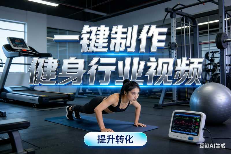 一键制作健身行业视频【速创剪映小助手】-星舰联盟AIGC