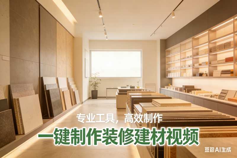 一键制作装修建材视频【速创剪映小助手】-星舰联盟AIGC
