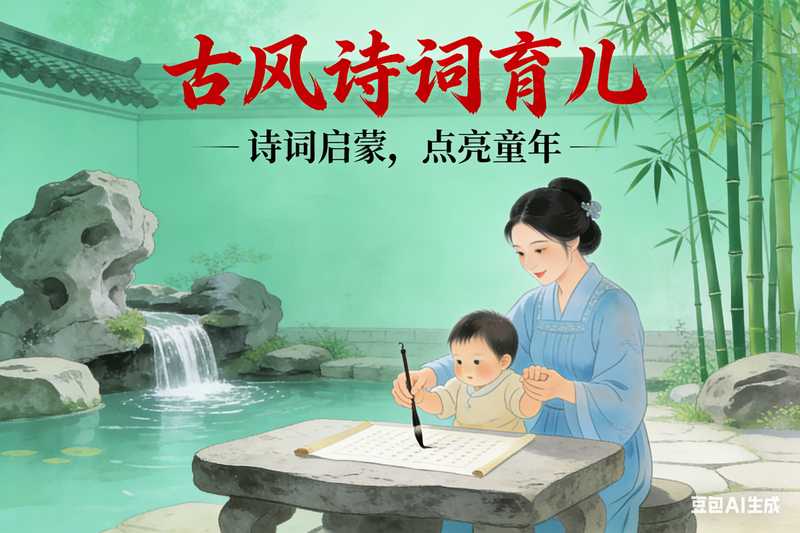 古风诗词育儿【速创剪映小助手】-星舰联盟AIGC