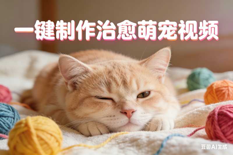 一键制作治愈萌宠视频-星舰联盟AIGC