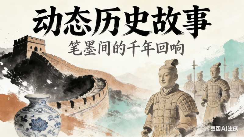 动态历史故事【速创剪映小助手】-星舰联盟AIGC