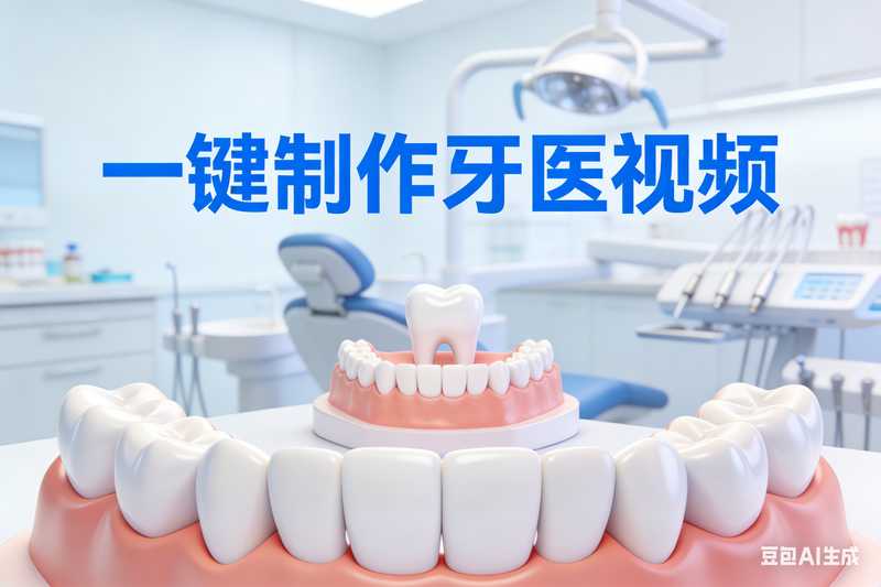 一键制作牙医视频【速创剪映小助手】-星舰联盟AIGC
