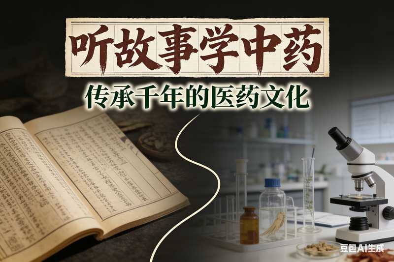 听故事学中药【速创剪映小助手】-星舰联盟AIGC