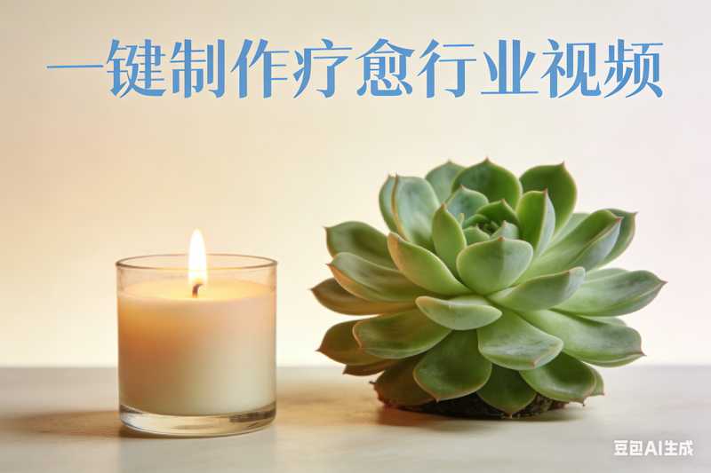 一键制作疗愈行业视频【速创剪映小助手】-星舰联盟AIGC