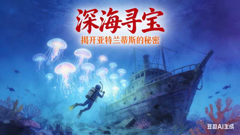 手绘水彩风格故事【速创剪映小助手】-星舰联盟AIGC