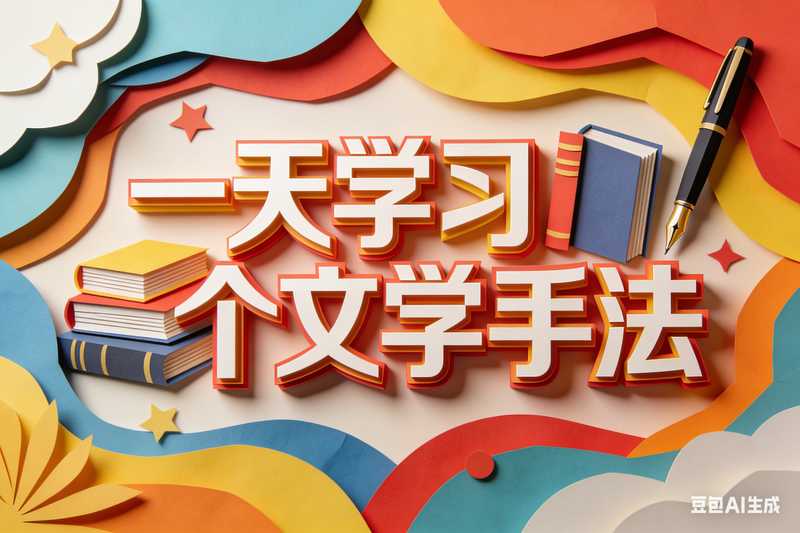 一天学习一个文学手法【速创剪映小助手】-星舰联盟AIGC
