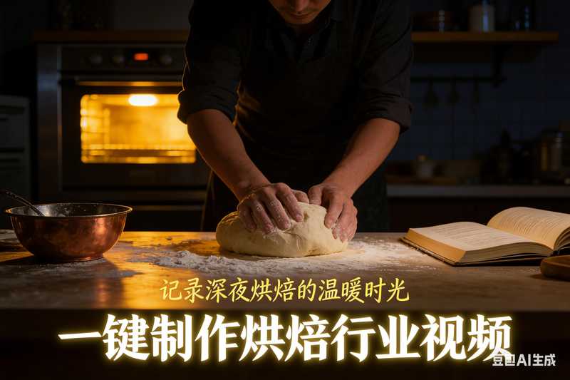 一键制作烘焙行业视频【速创剪映小助手】-星舰联盟AIGC