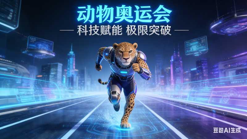 动物奥运会【速创剪映小助手】-星舰联盟AIGC