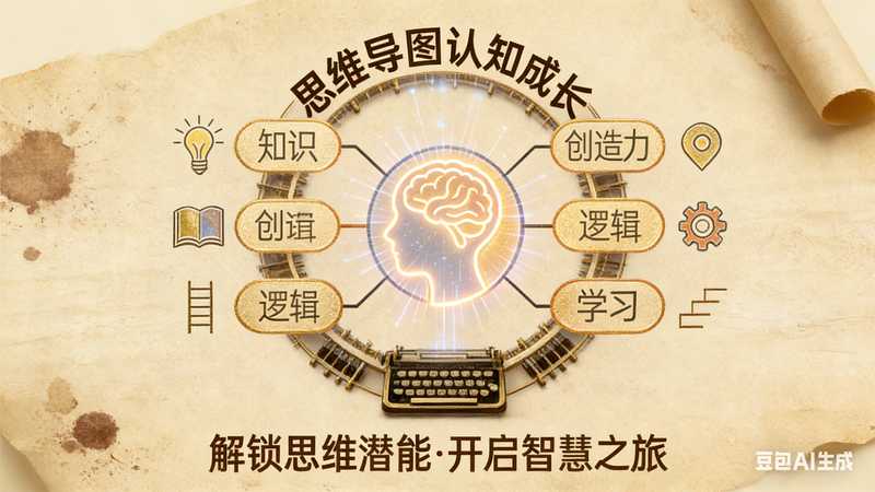 思维导图认知成长【速创剪映小助手】-星舰联盟AIGC