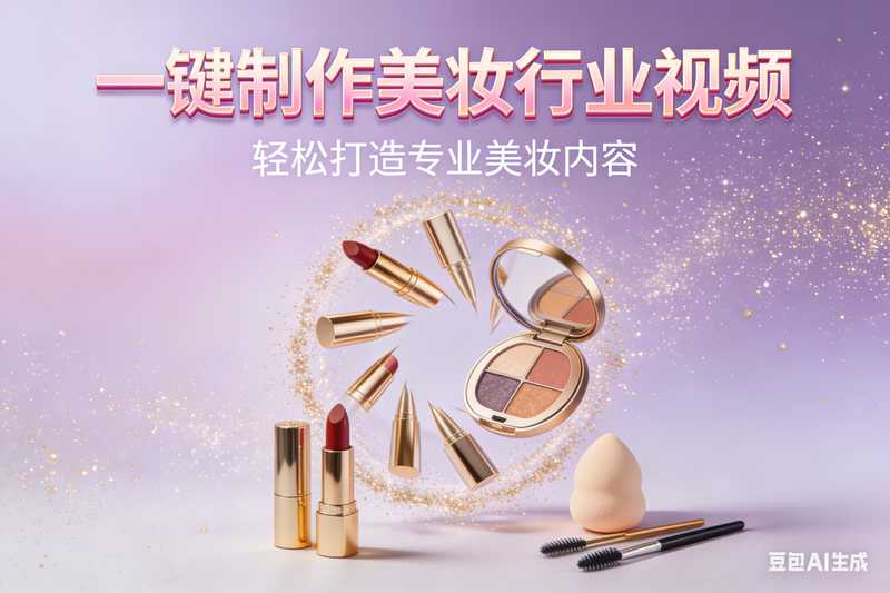 一键制作美妆行业视频【速创剪映小助手】-星舰联盟AIGC