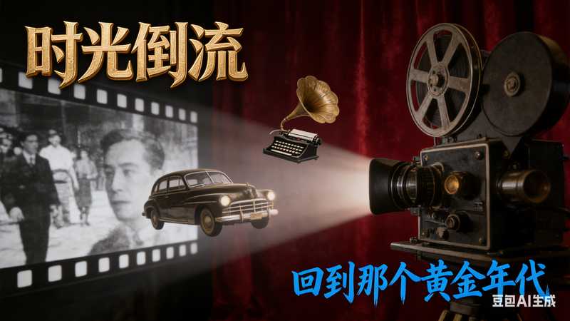 复古风格故事【速推剪映小助手】-星舰联盟AIGC