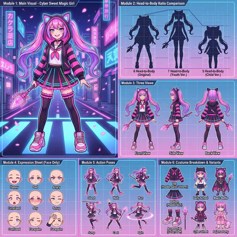 Nano banana2 角色分镜信息图-星舰联盟AIGC