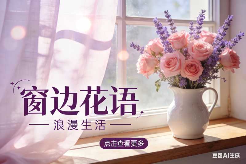 窗边花语浪漫【爆款图文】