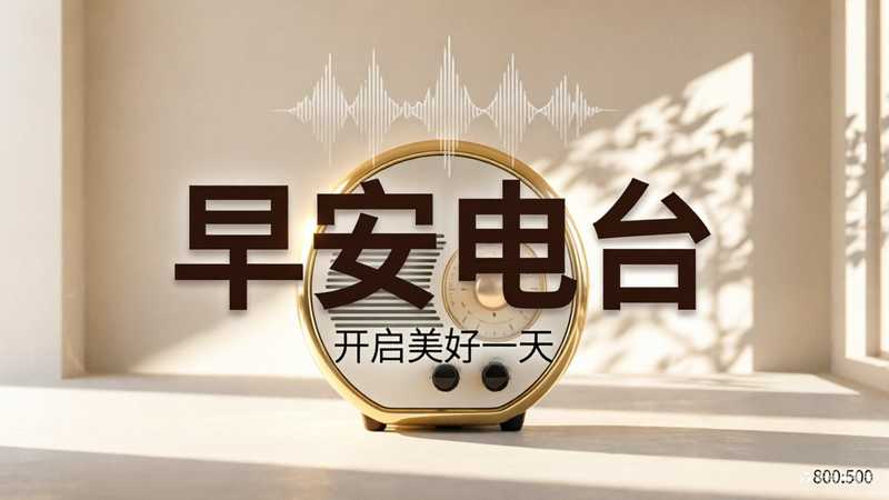 早安电台自定义背景视频版