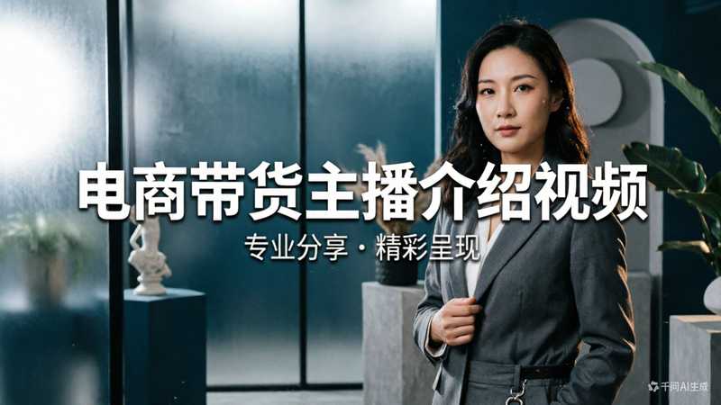电商带货主播介绍视频