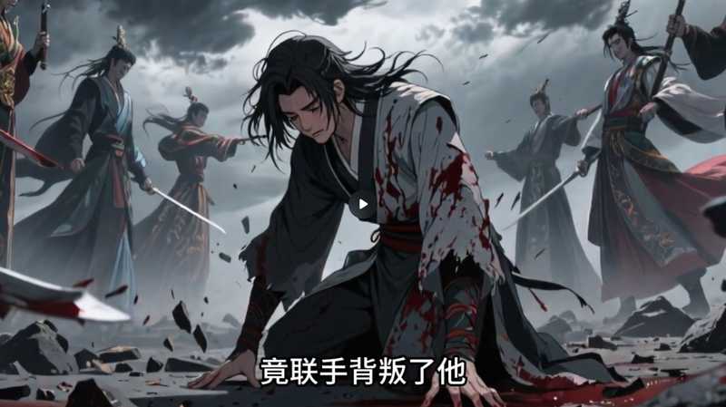小说推文横版漫画风格自定义文案