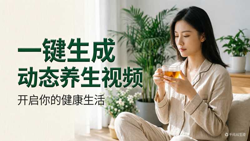 一键生成动态养生视频9_16