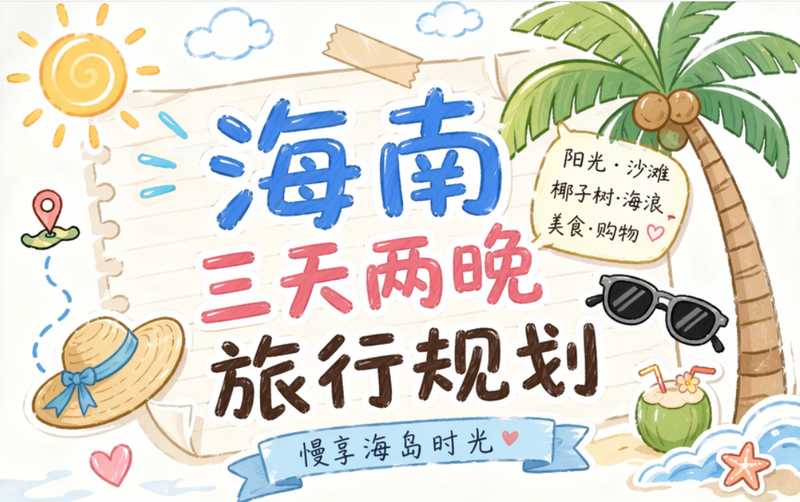 小红书旅行规划手绘工作流