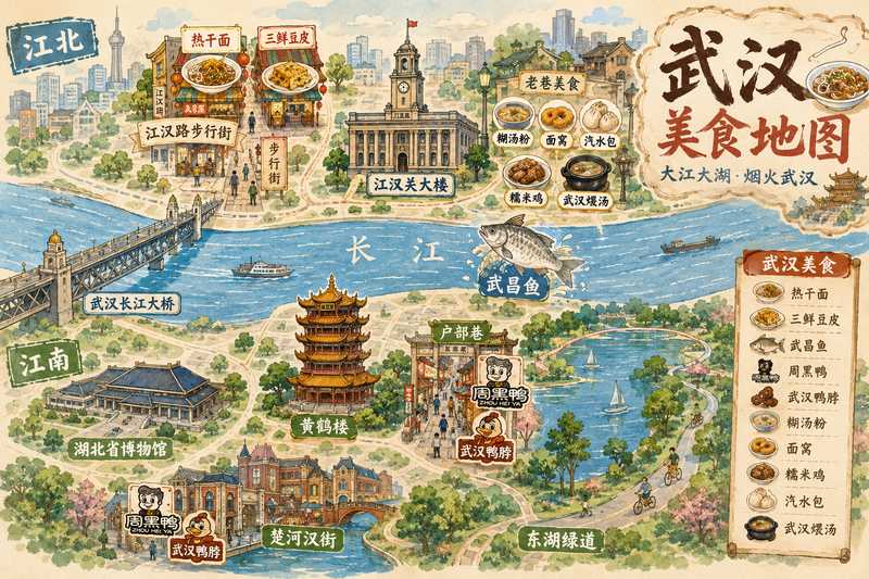 GPT-IMAGE-2 一键生成吃货暴走地图，美食号的流量密码